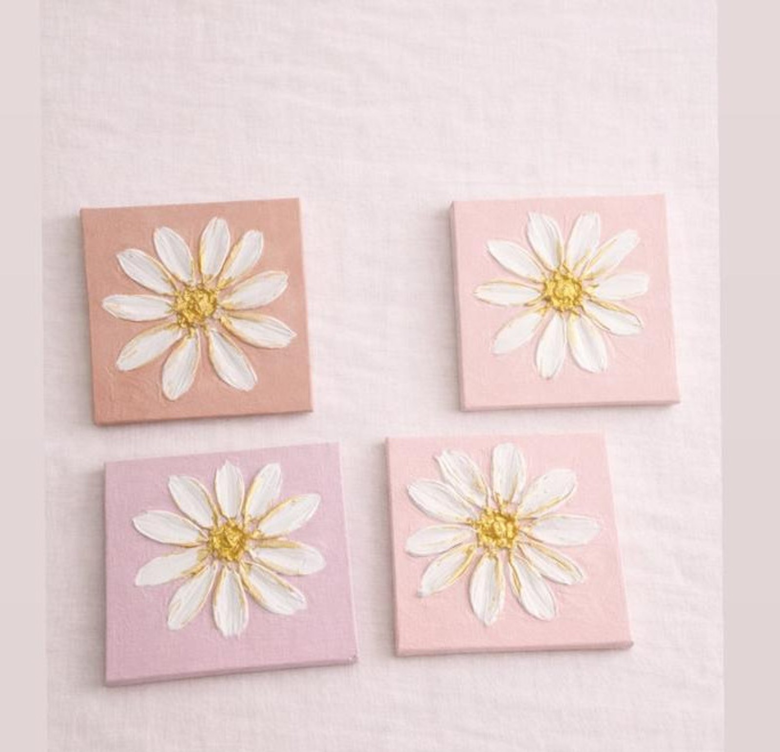 Untitled XV — Acrylic on mini canvases