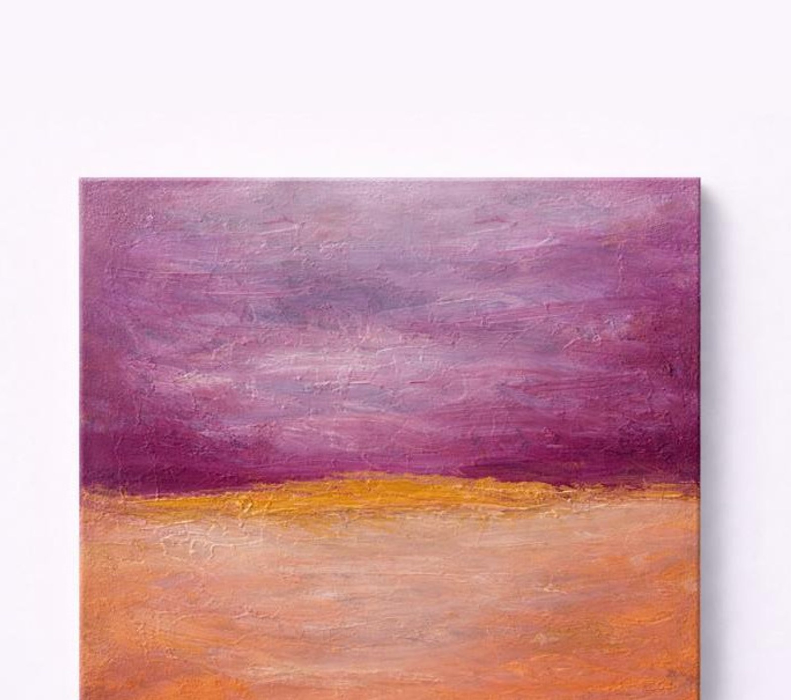 Abstract Landscape — Acrylic layers with depth