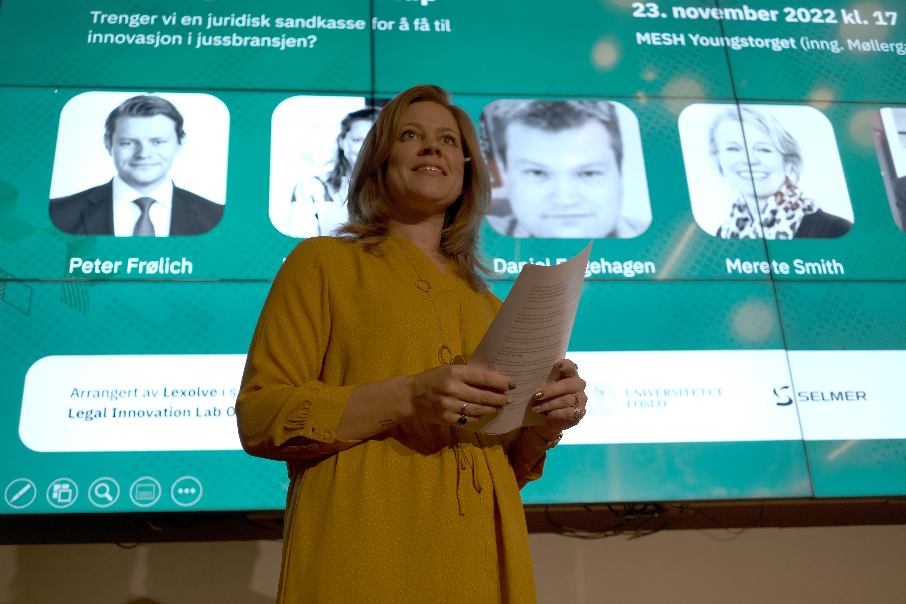 Merete Nygaard på Legal Tech Meetup