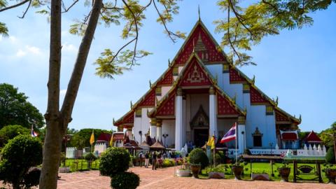 a temple in Bangkok, Thailand