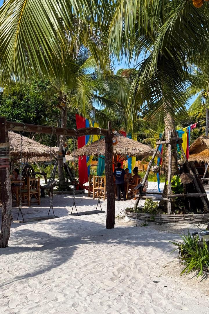 a colourful hotel in Koh Yao Yai, thailand
