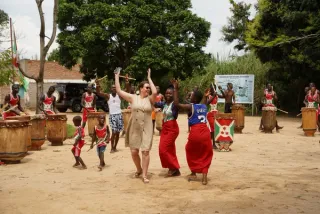 Drum performance in Burundi