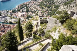 Steps of the city wall