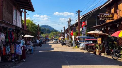 Old town in koh lanta, thailand