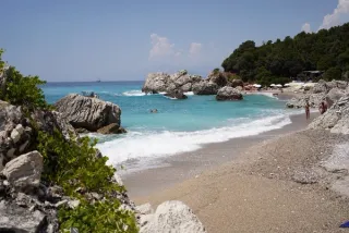 Beach in Sarande, Albania