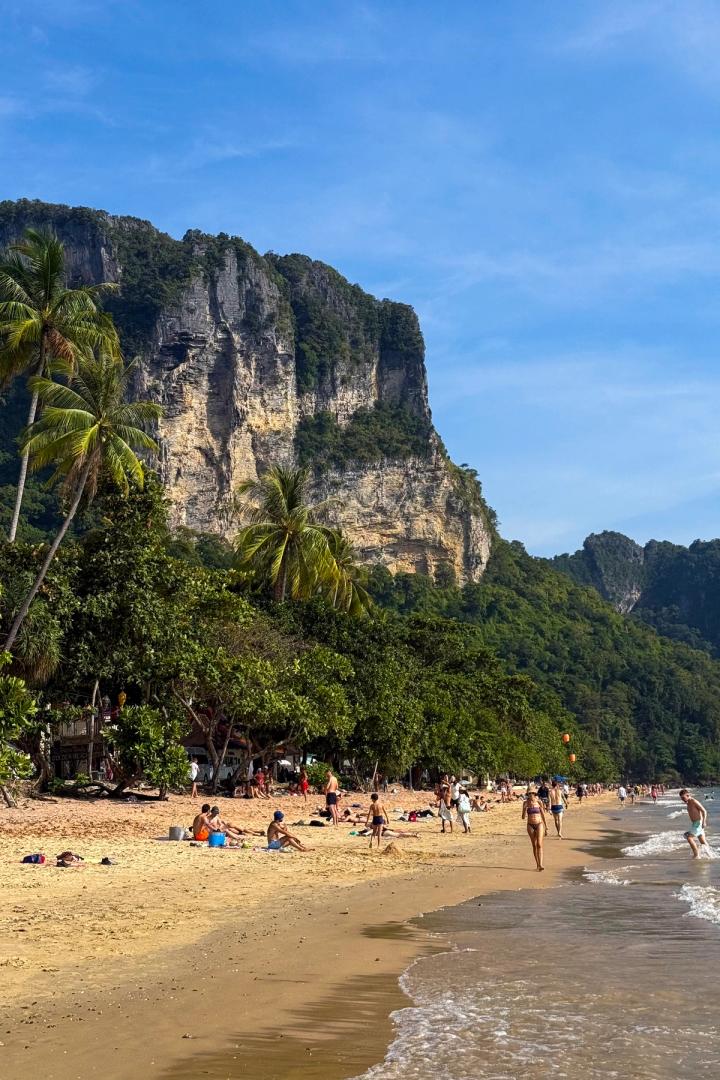 ao nang beach in krabi, thailand