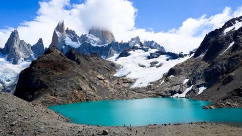 laguna de los tres in el chalten, argentina