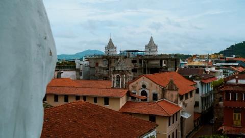 casco viejo in panama city seen from above