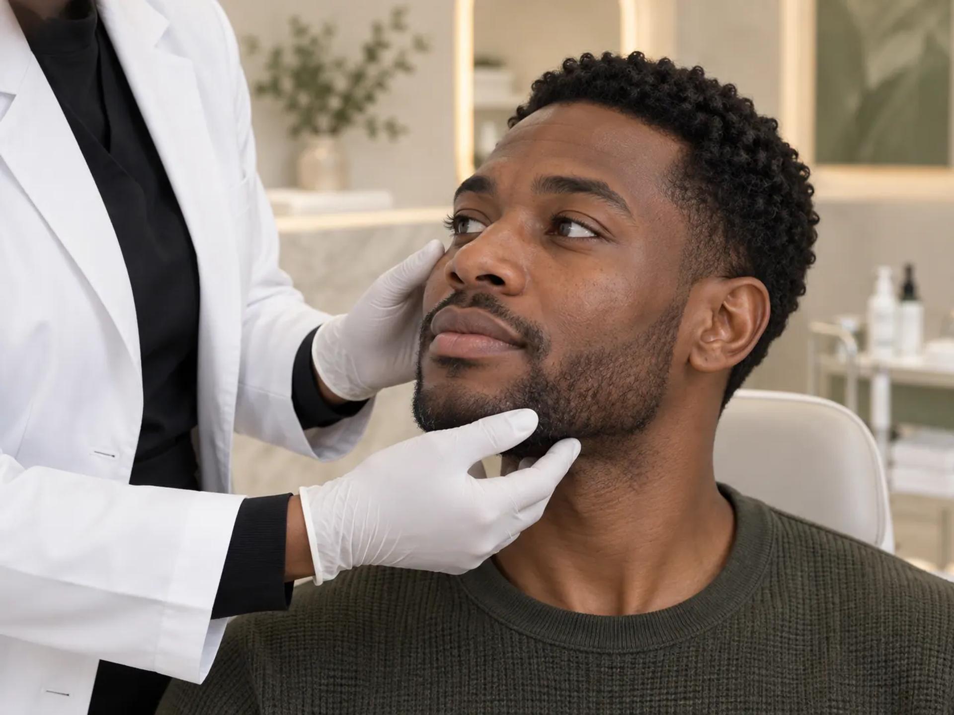Dermal filler facial assessment at Luxury Beauty by Cleo R. in Oakville