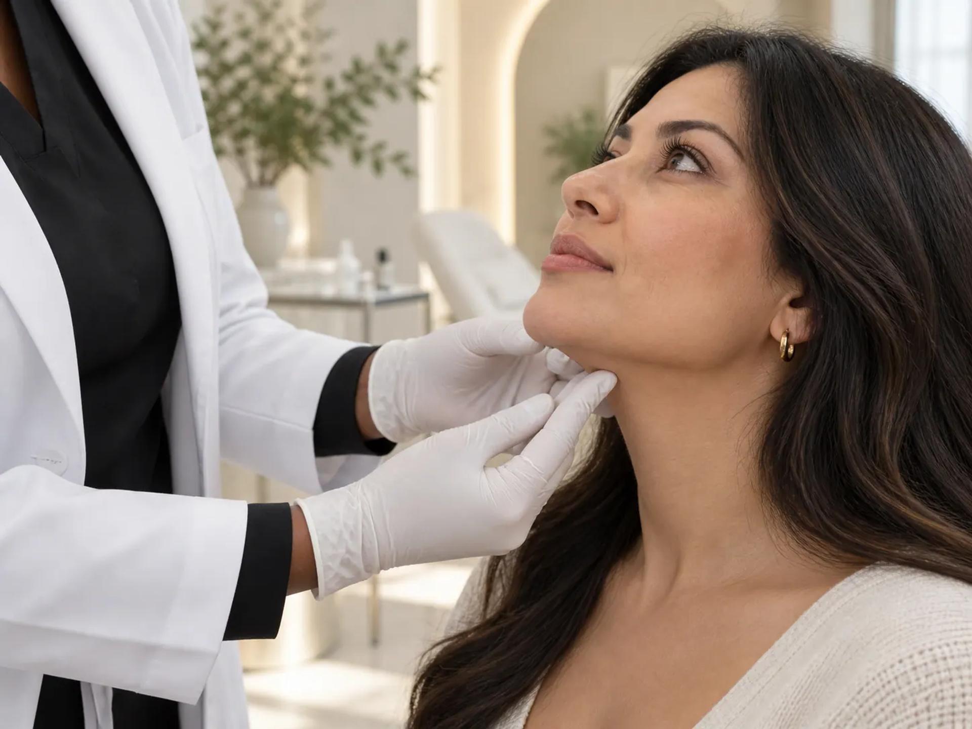 Fat-dissolving consultation at Luxury Beauty by Cleo R. in Oakville