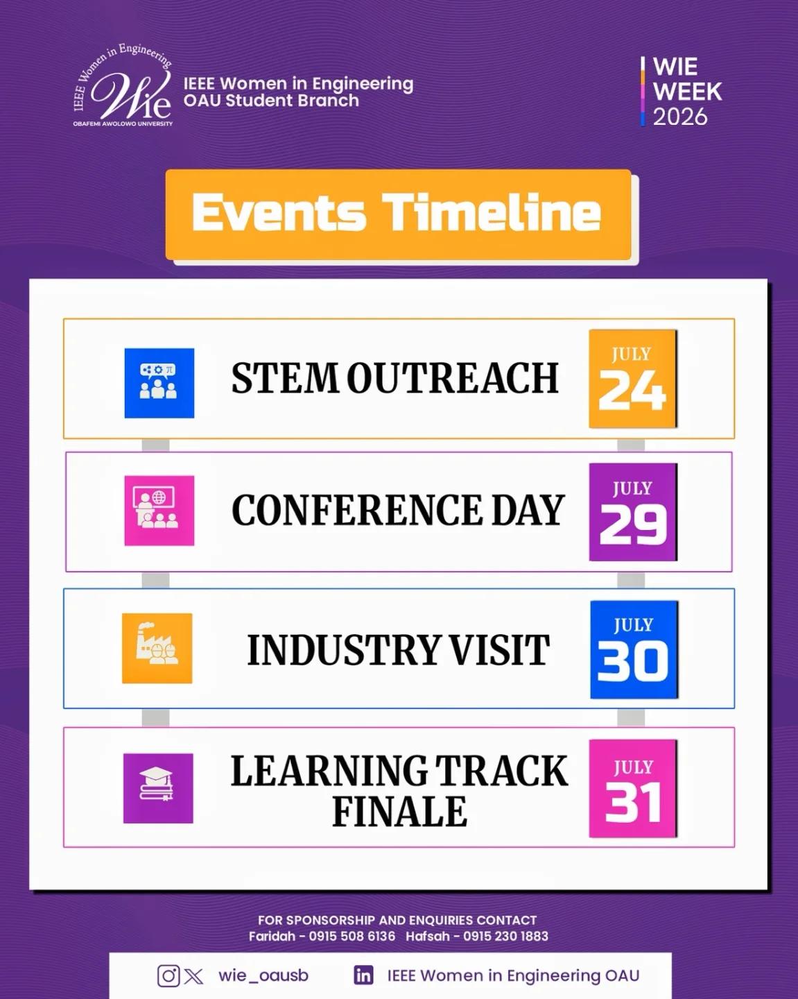 Pre-Event — WIE Learning Track