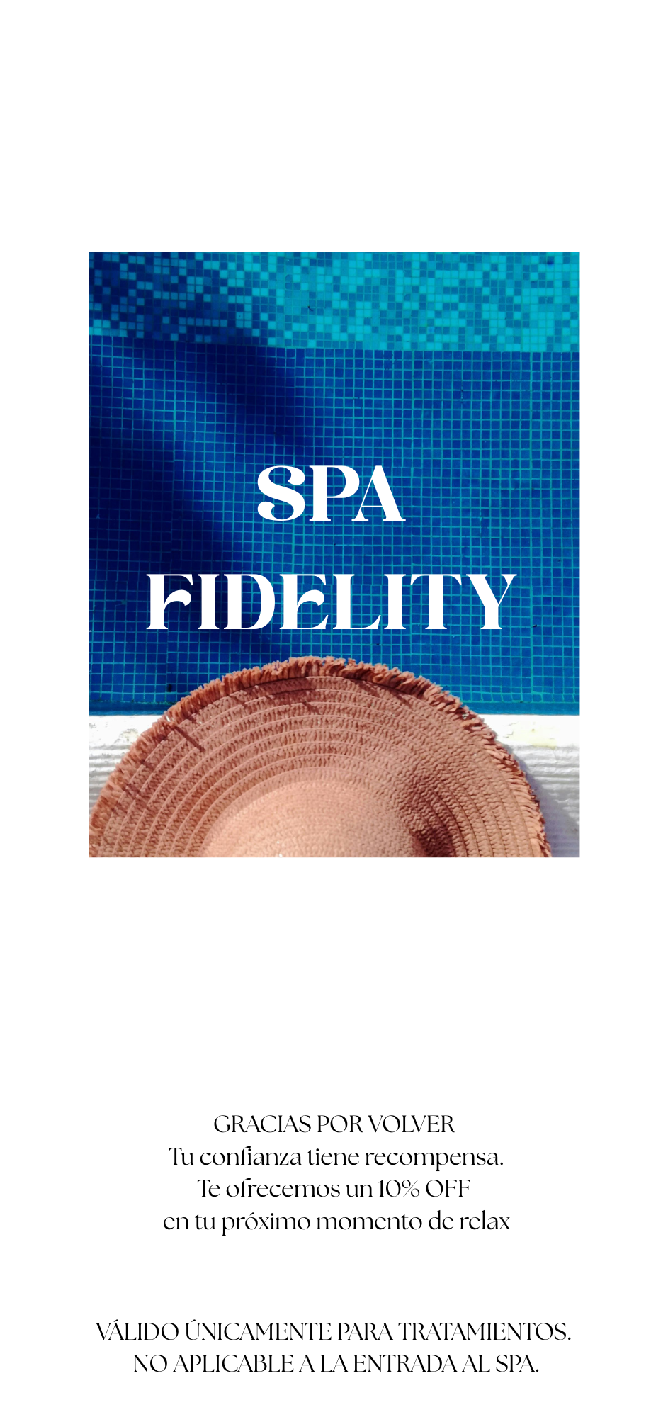 Privilege Return -10% de descuento en tu proxima visita Nautic Spa Can Pastilla
