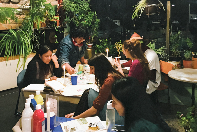 Le Hub organizers at work