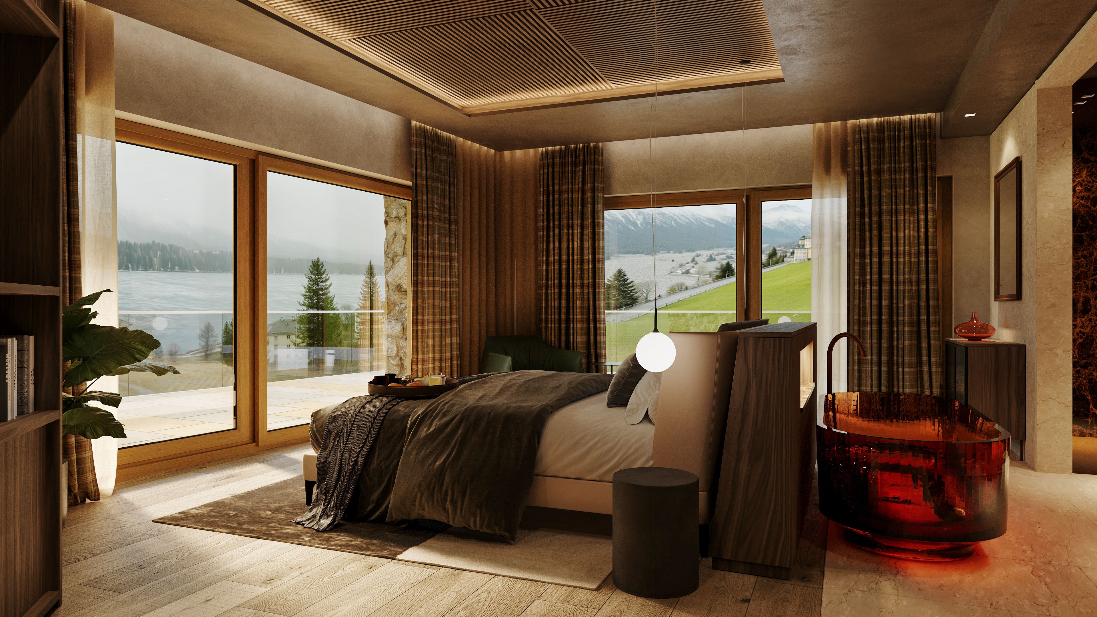 St.Moritz - Prestigiosa residenza alpina con vista lago
