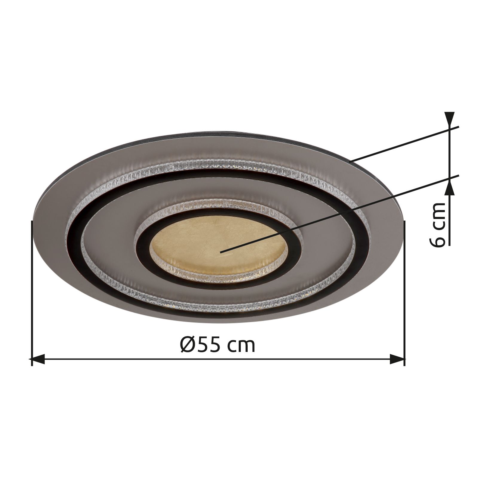 GLOBO JAYDEN 48042-60G stropné svietidlo