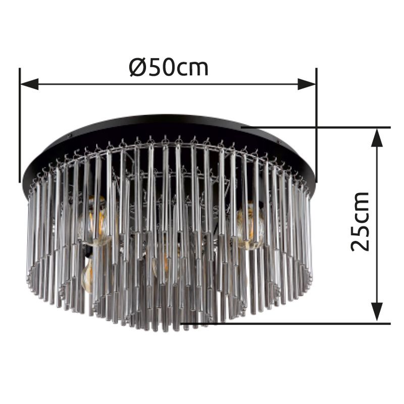 GLOBO GORLEY 15698D1 stropné svietidlo