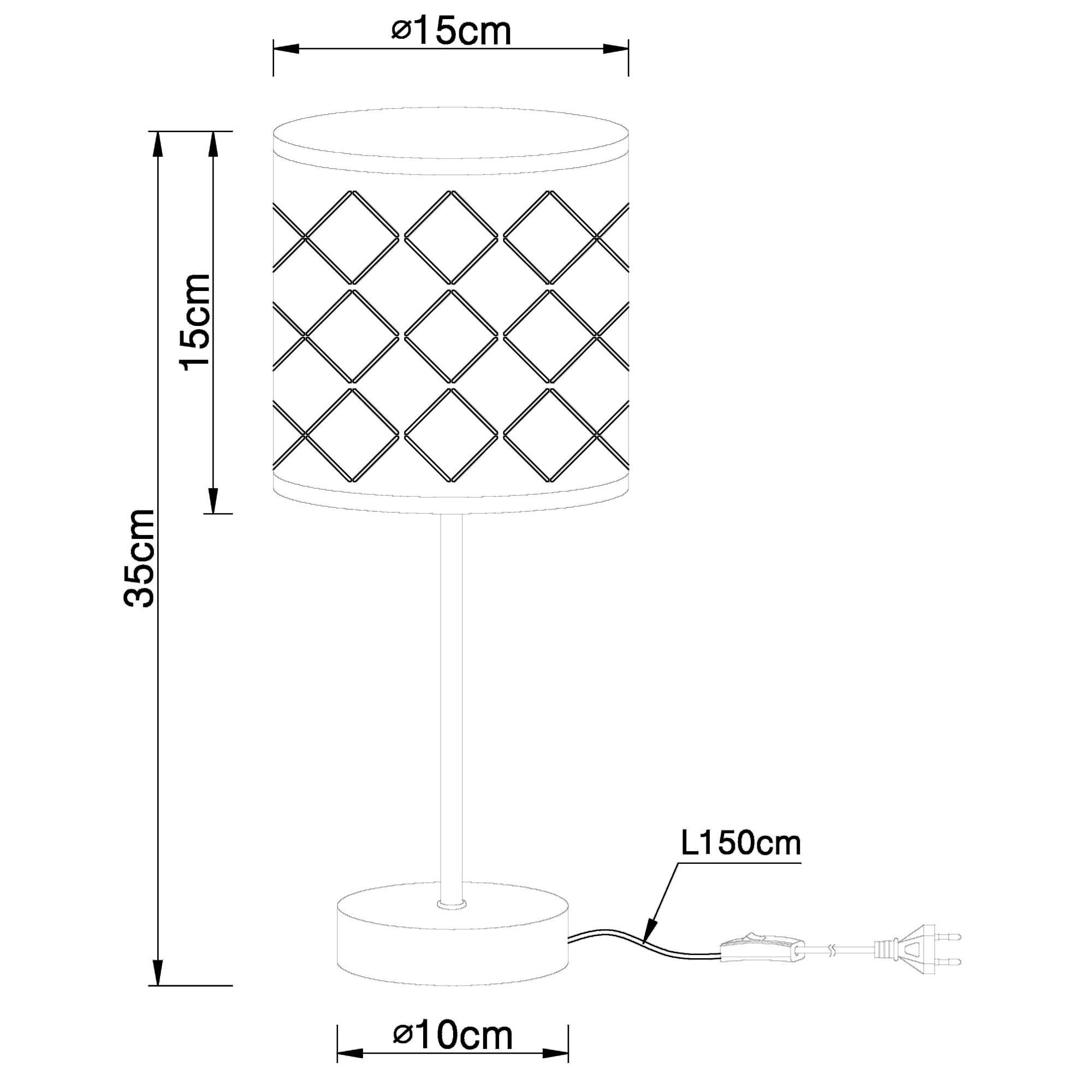 GLOBO CLARKE 15229T stolová lampa