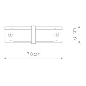 PROFILE STRAIGHT CONNECTOR 9454 1F-1