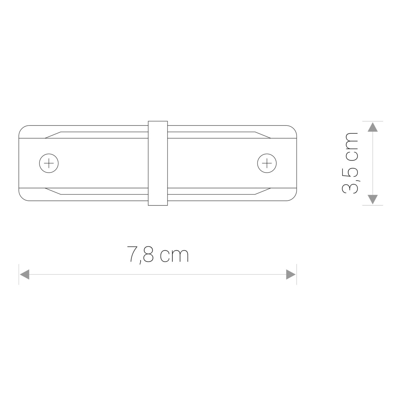 PROFILE STRAIGHT CONNECTOR 9454 1F
