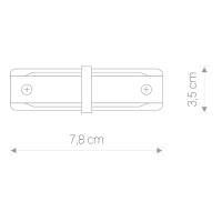 PROFILE STRAIGHT CONNECTOR 9454 1F