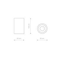 ALPHA WHITE 8362, h=13.5cm