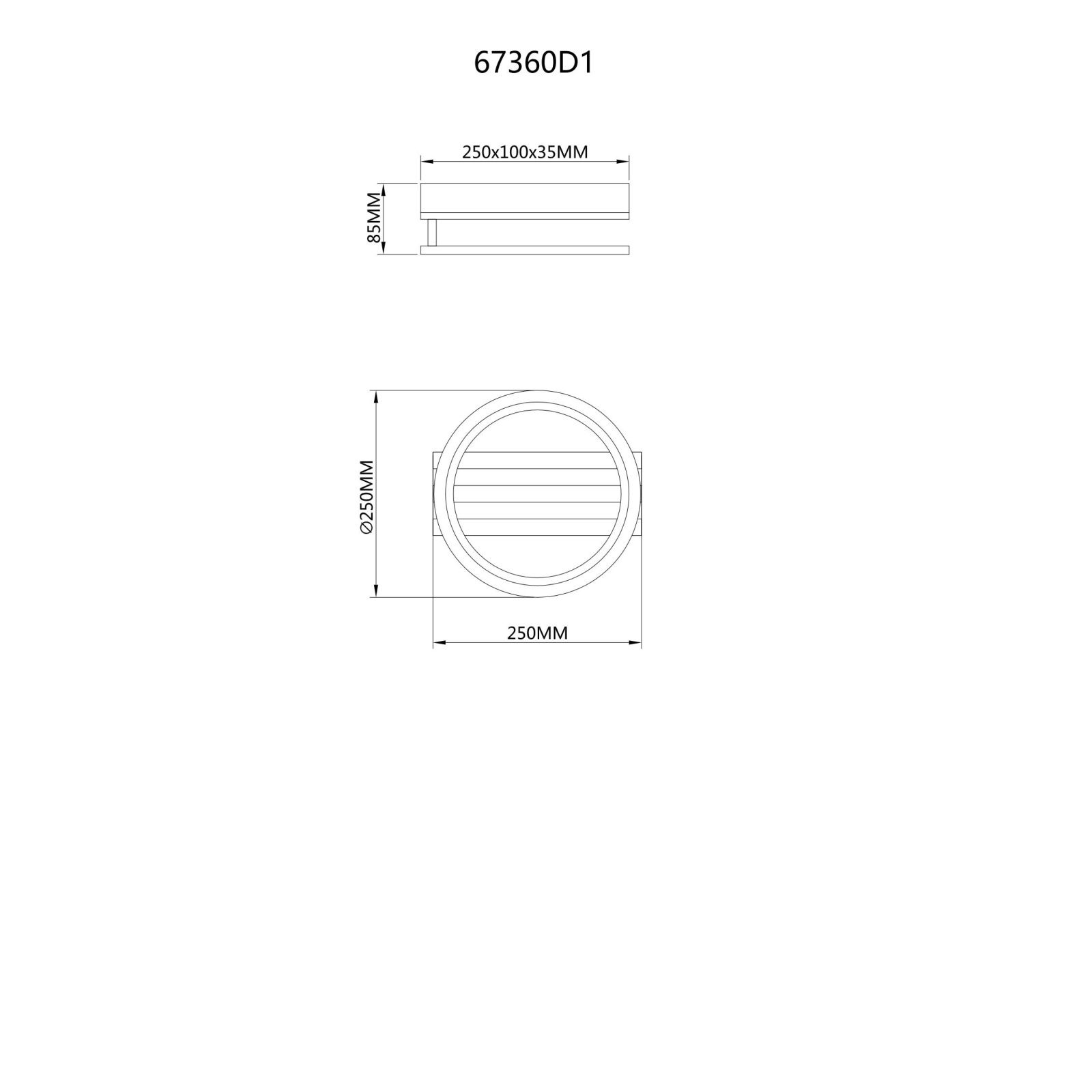 GLOBO BLEVINS 67360D1 stropné svietidlo