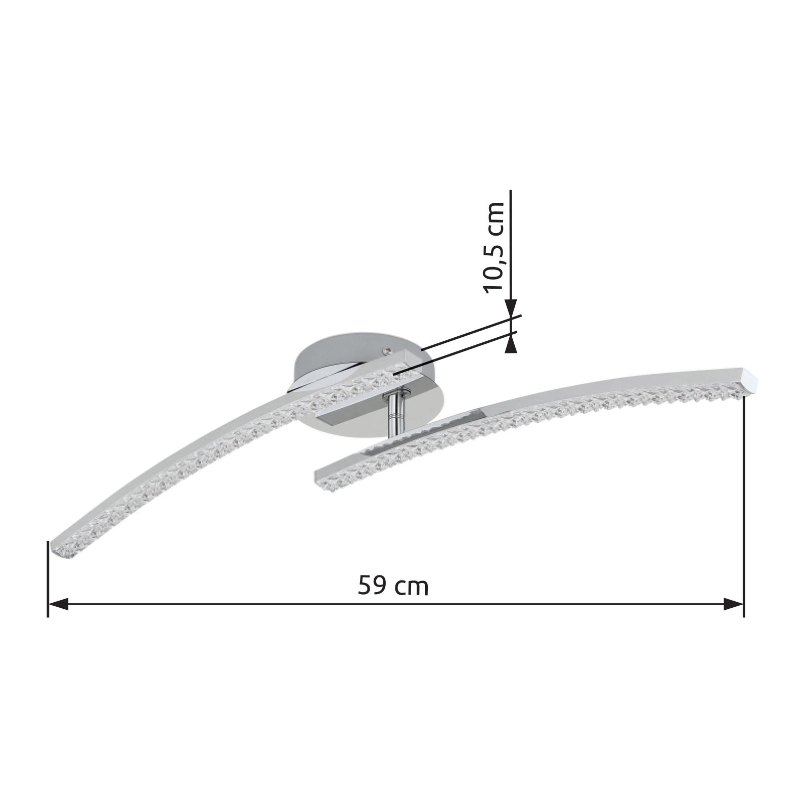 GLOBO JULES 67169-12IP stropné svietidlo