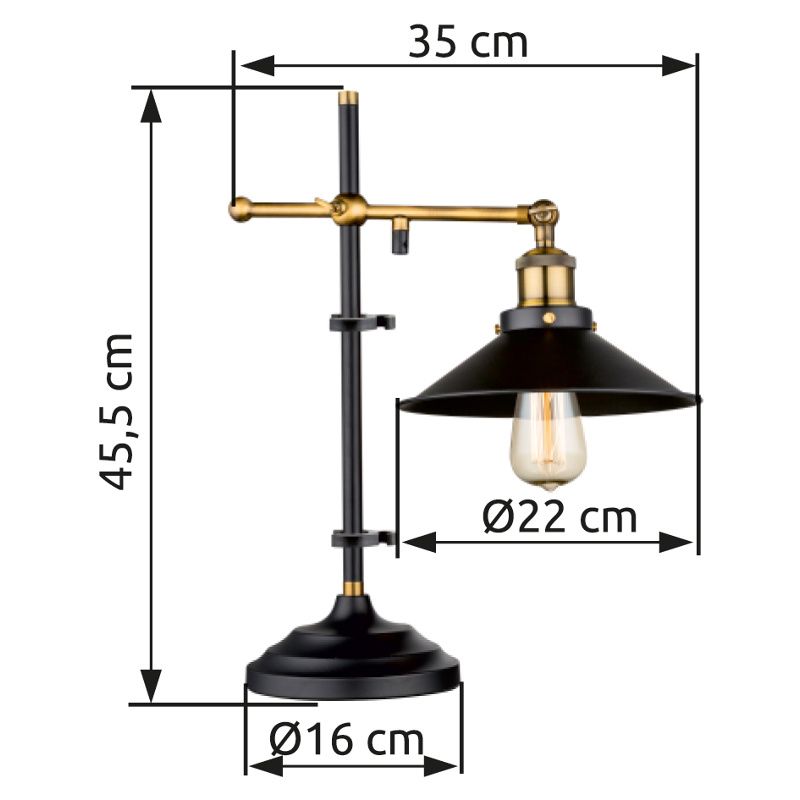 GLOBO LENIUS 15053T stolová lampa