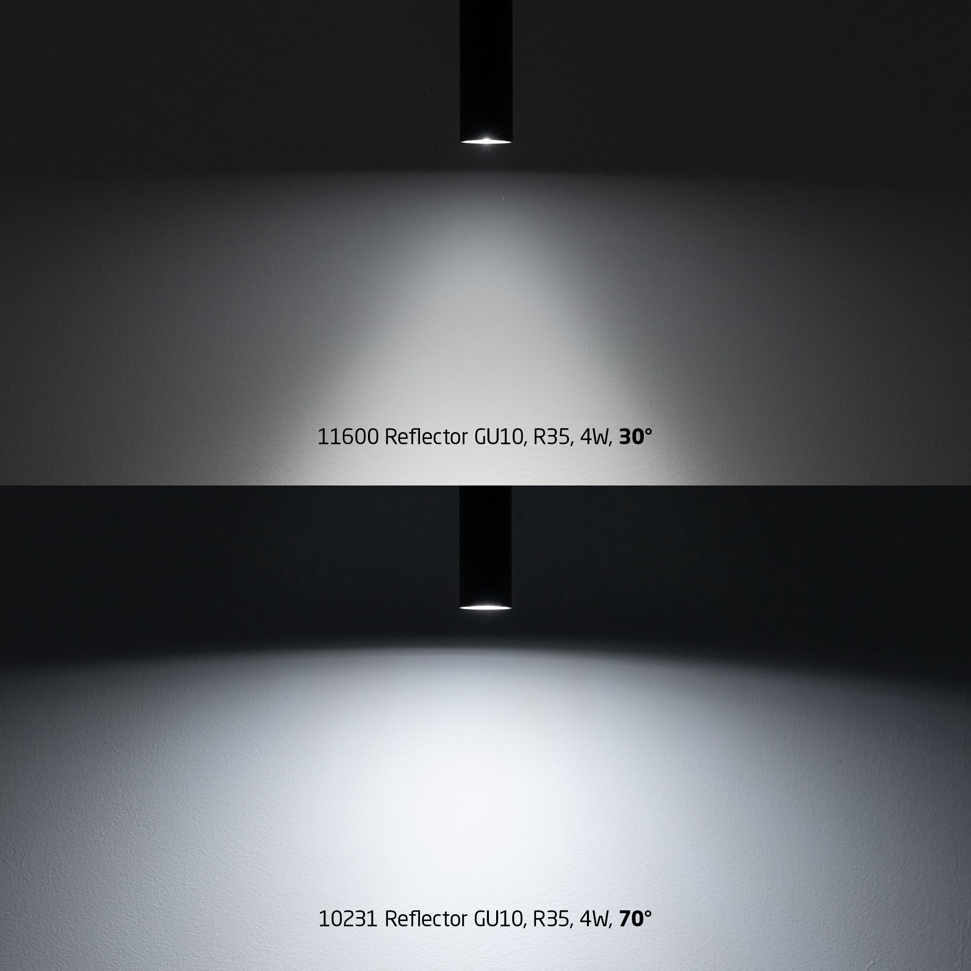 REFLECTOR LED, GU10, R35, 4W , CERAMIC 11600