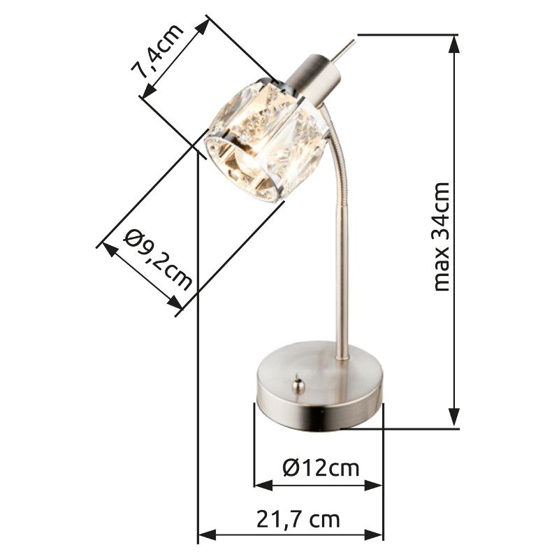 GLOBO KRIS 54356-1T stolová lampa