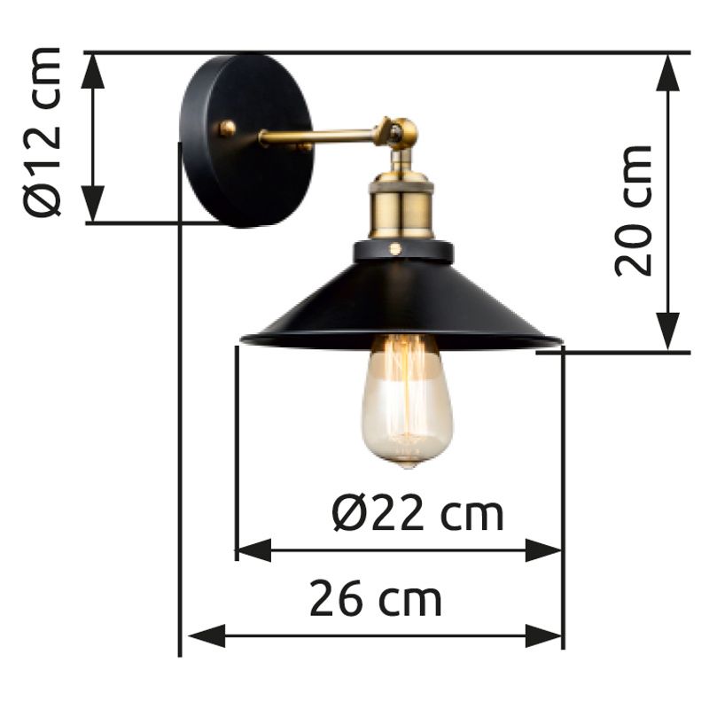 GLOBO LENIUS 15053W nástenné svietidlo