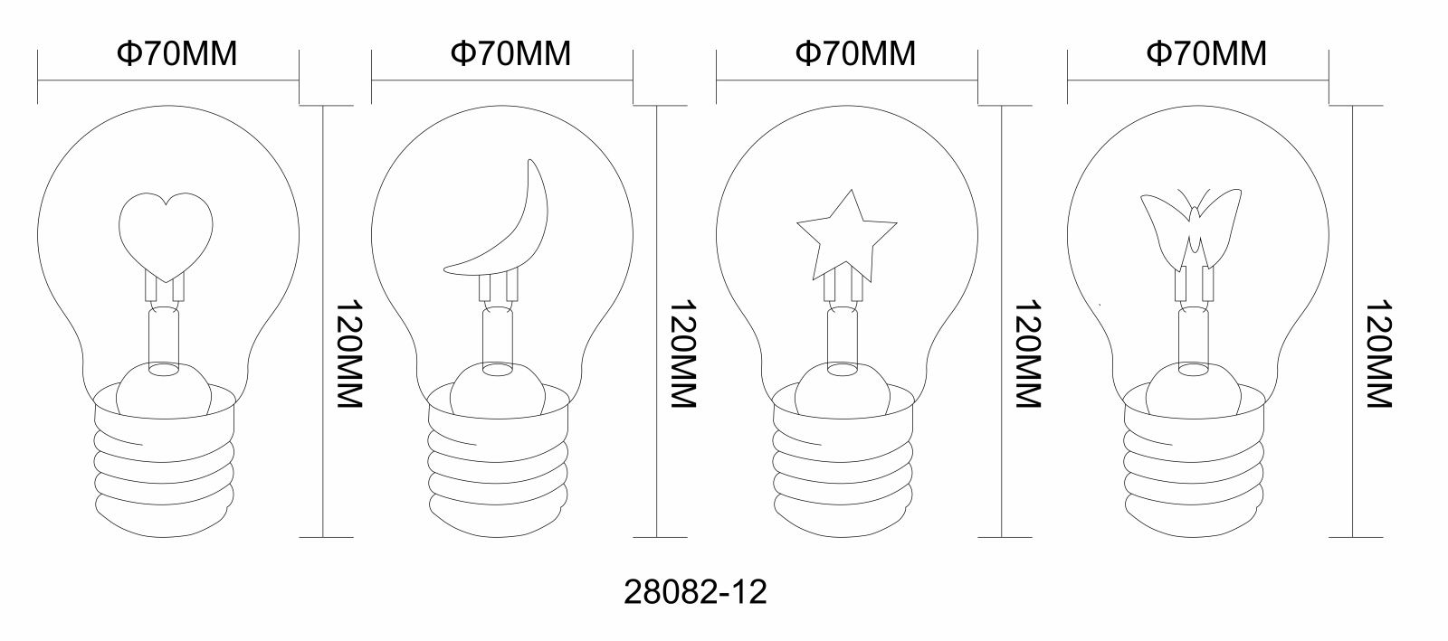 GLOBO LUMI 28082-12