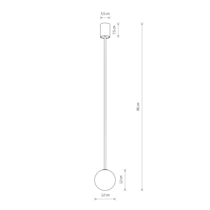 KIER M BLACK 10307, h=96 cm