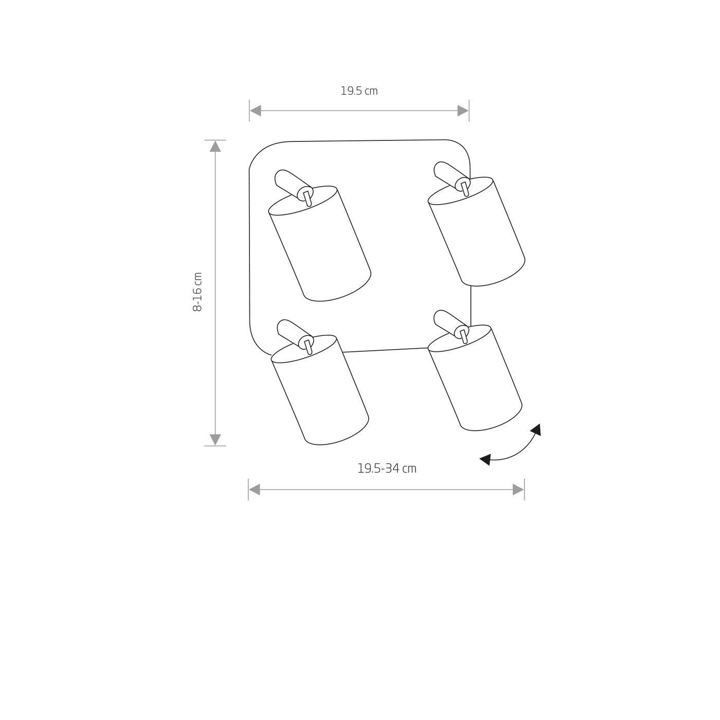 EYE SPOT BRASS IV 8820