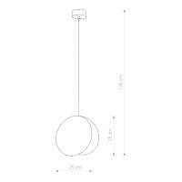 WHEEL BLACK I 9033, h=130 cm