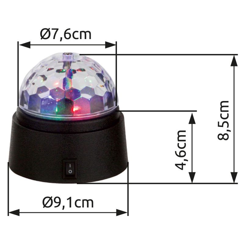 GLOBO DISCO 28014 dekoratívne svietidlo