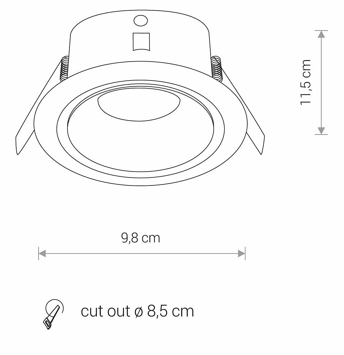 FOXTROT WHITE 8373, h=11.5cm-1