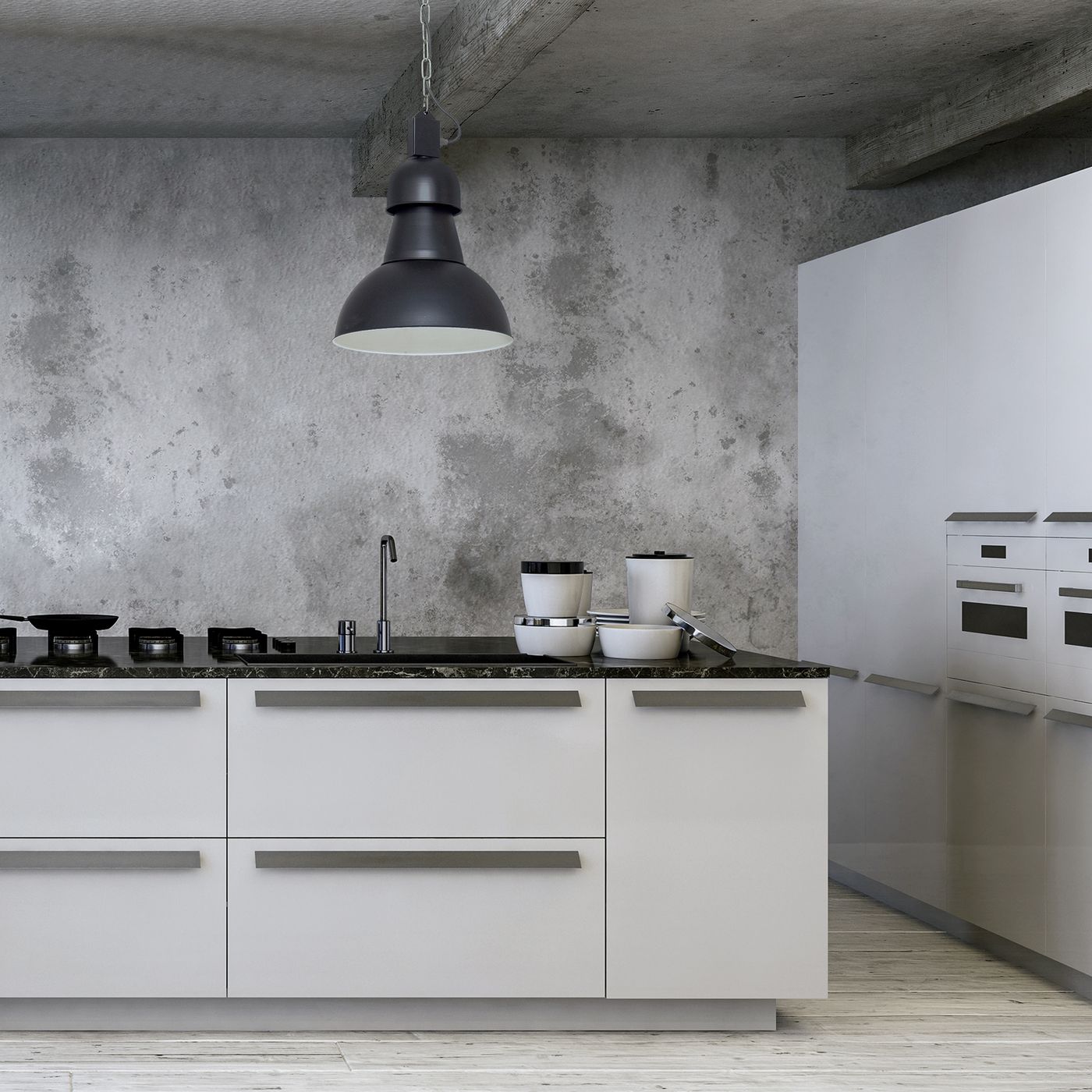 HIGH-BAY BLACK I 5067, h=140 cm