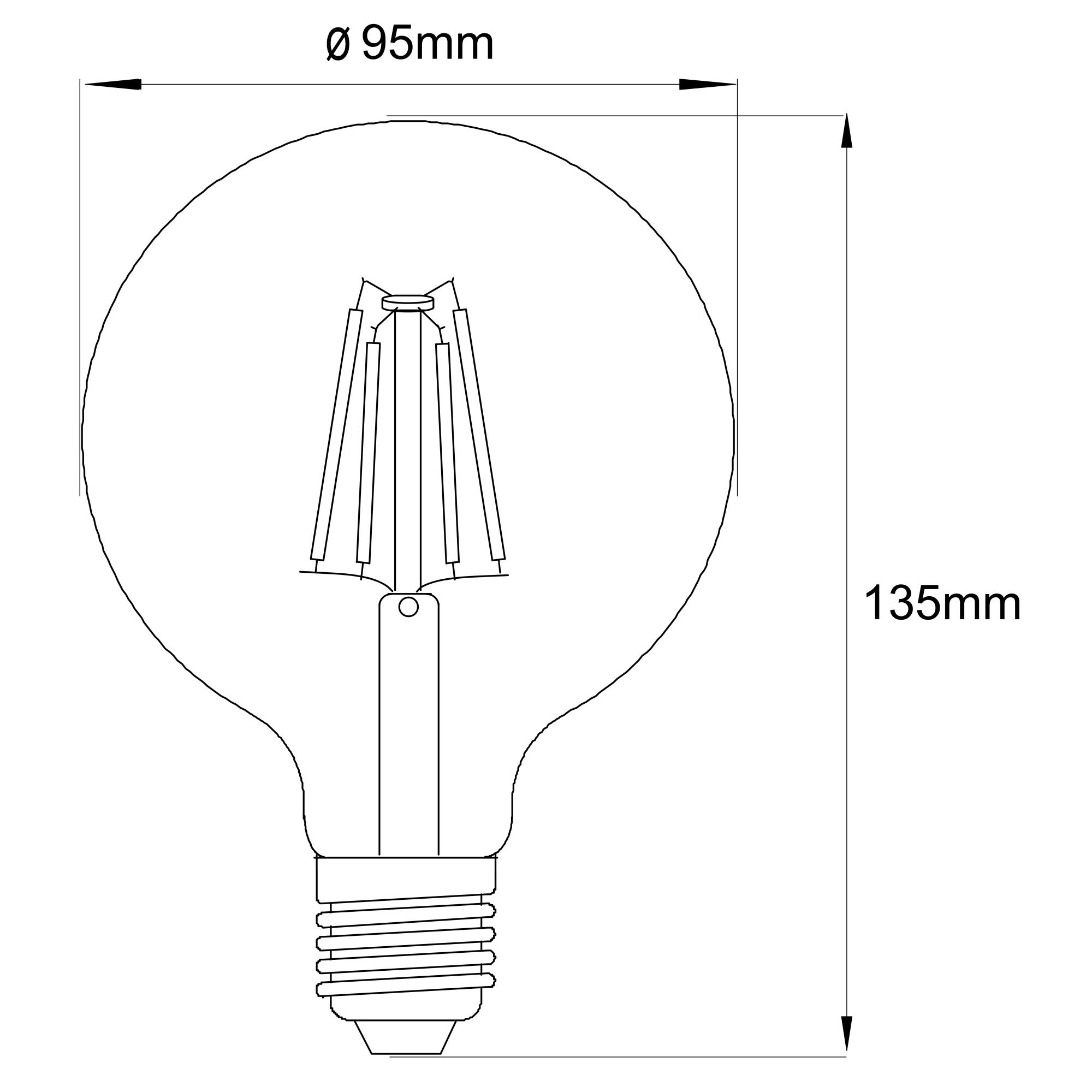 GLOBO LED BULB 11461 žiarovka