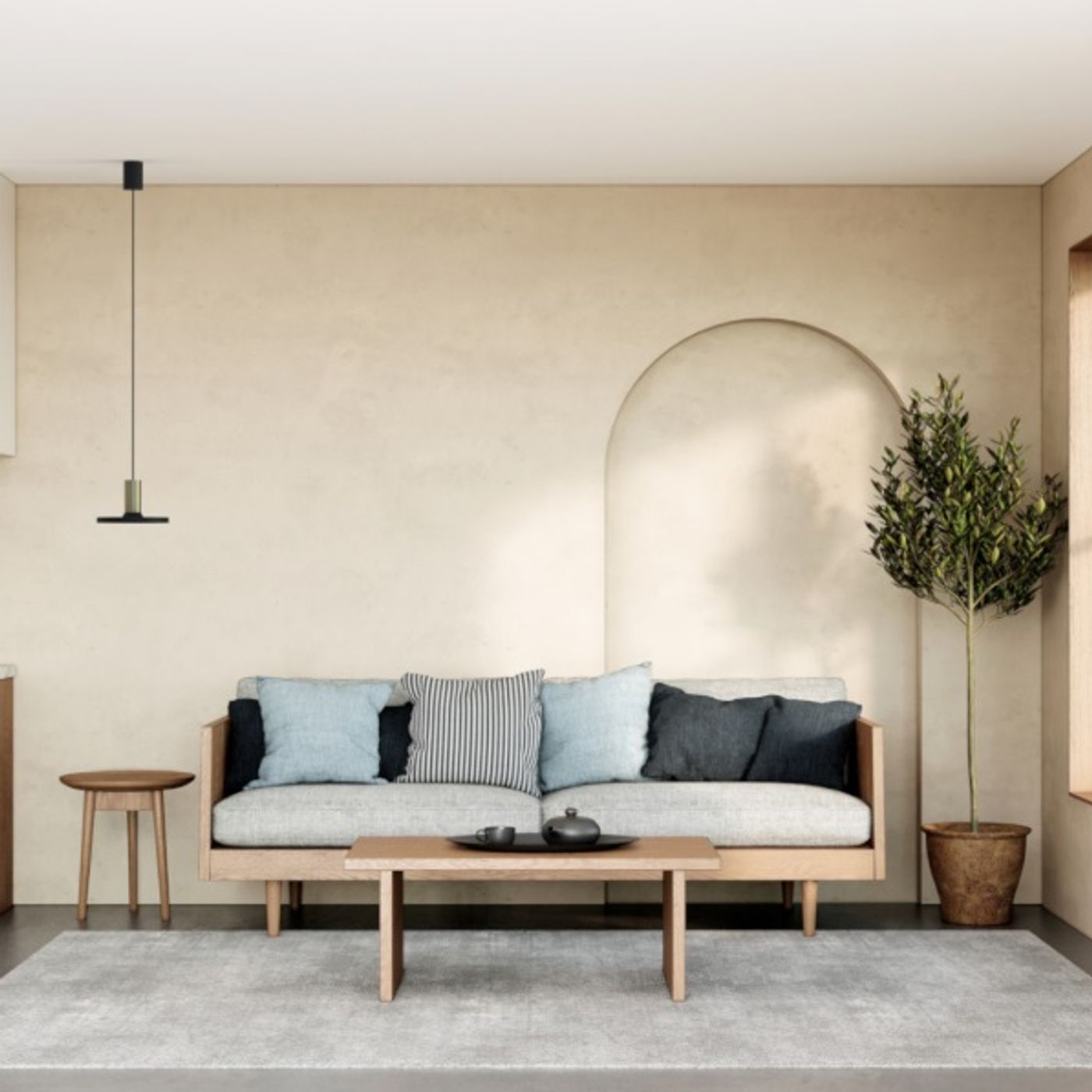 HERMANOS B BLACK/SOLID BRASS 8100, h=130 cm