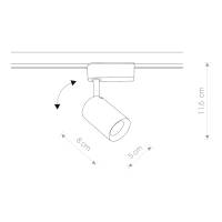 IRIS LED WHITE 8995, 3000K, 480lm, 30°, 30 000h 1F