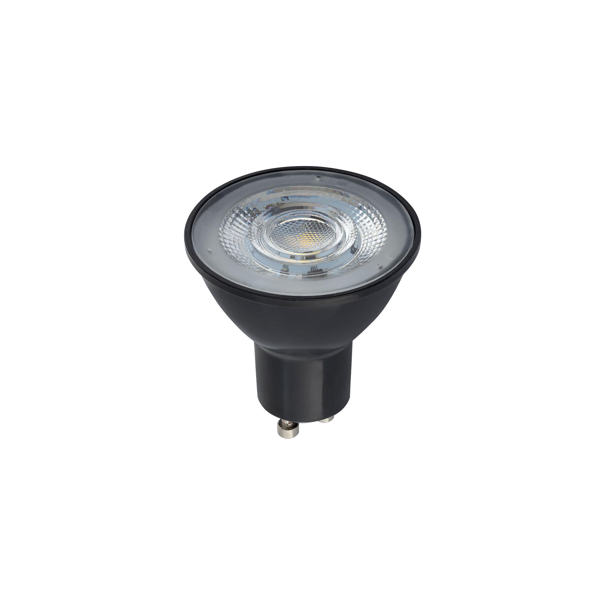 REFLECTOR LED, GU10, R50, 7W, 3000K, ANGLE 50, BLACK DIMMABLE 10995-0