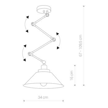 PANTOGRAPH 9126, h=109,5 cm-1