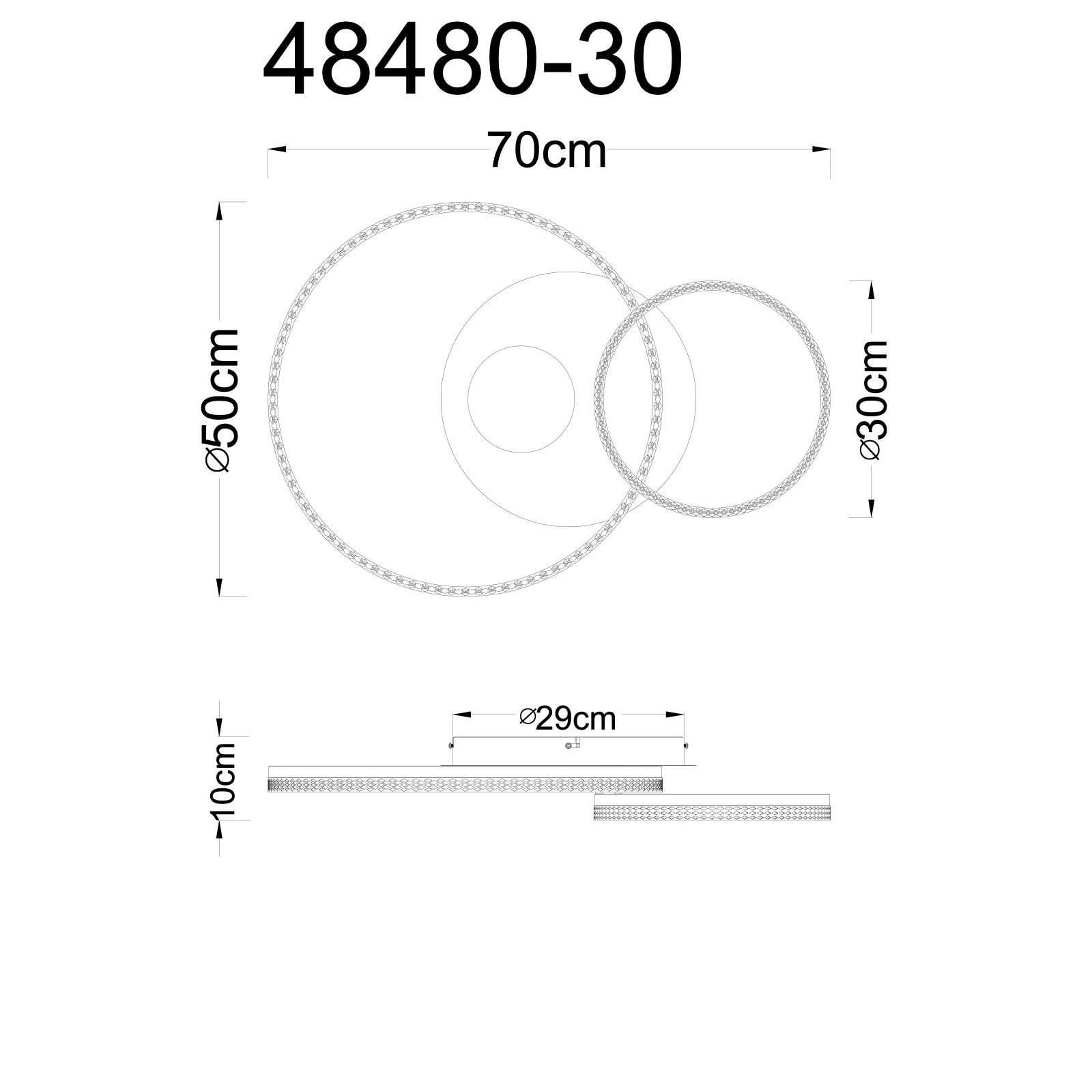 GLOBO SANFORD 48480-30 stropné svietidlo