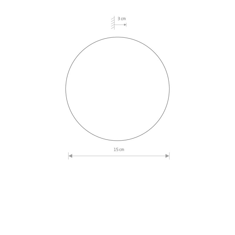 RING LED BLACK S 7634