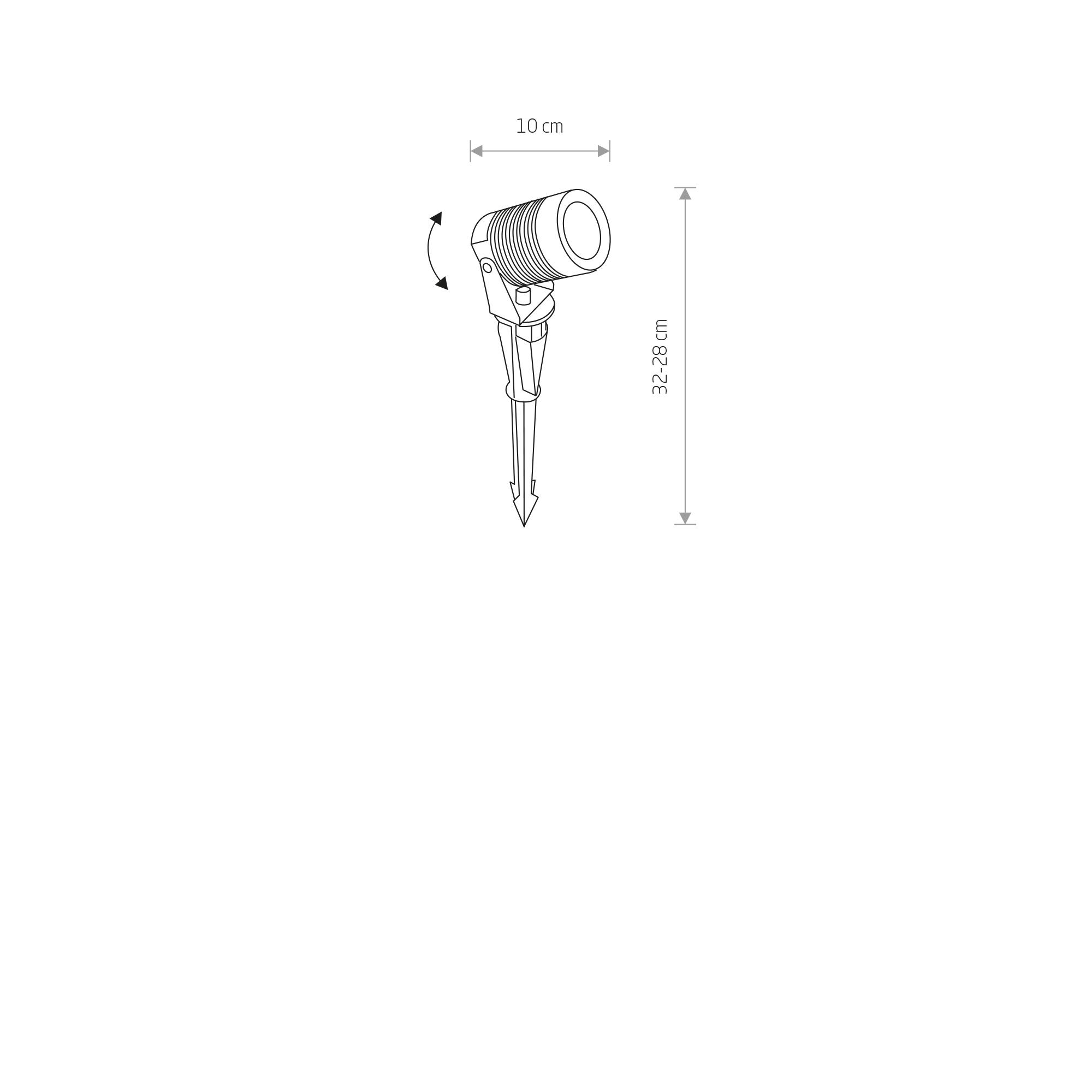 SPIKE LED 9100, 3000K, 115lm, 10 000h-1