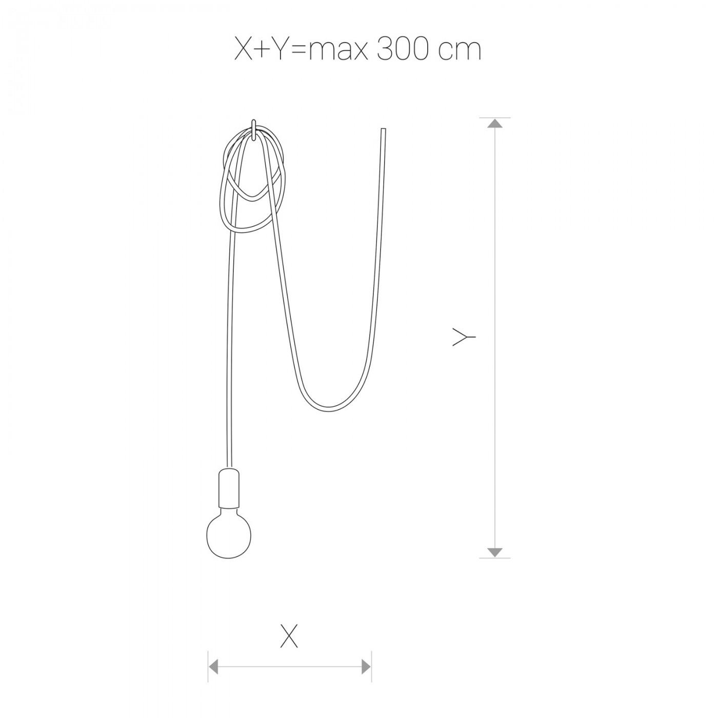 SPIDER BLACK 6792, h=300 cm-1