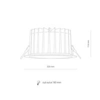 CL KEA LED 40W, 3000K WHITE 8768