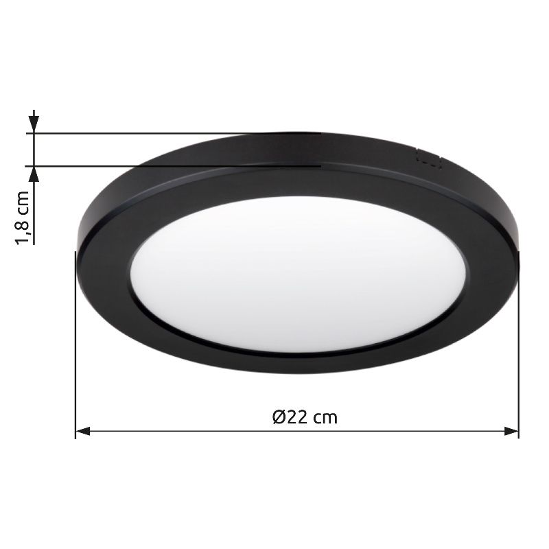 GLOBO LASSE 12379-18B stropné svietidlo