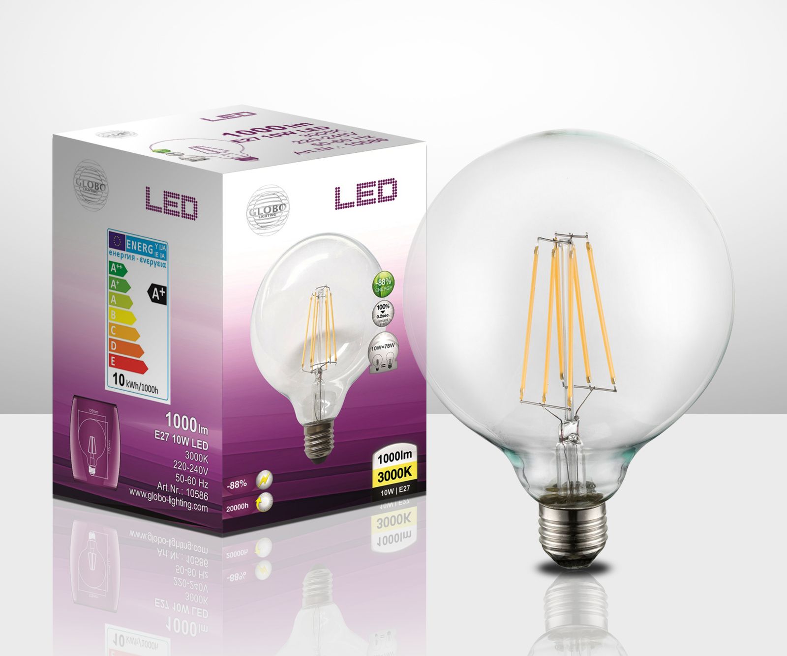 GLOBO LED BULB 10586 žiarovka